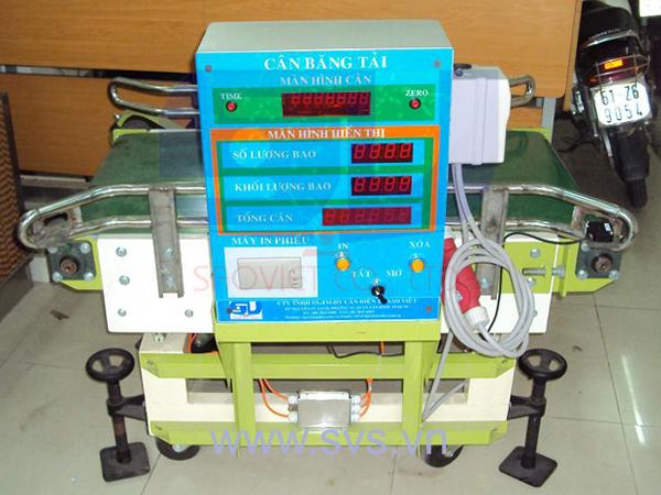 Cân băng tải thu mua CBS01, với chức năng cân, cộng dồn dữ liệu, in ấn phiếu cân