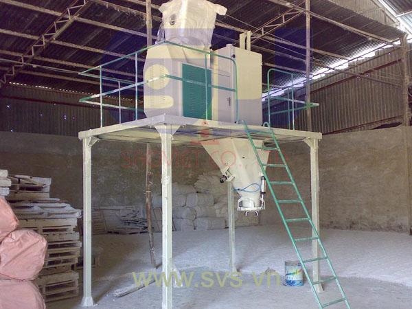 Cân đóng bao chuyên dùng cho cân đóng bao tinh bột mì, tinh bột sắn, cân đóng bao dùng cho bao giấy miệng kín
