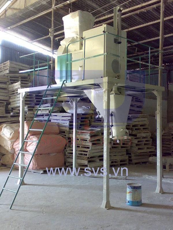 Cân đóng bao chuyên dùng cho cân đóng bao tinh bột mì, tinh bột sắn, cân đóng bao dùng cho bao miệng hở